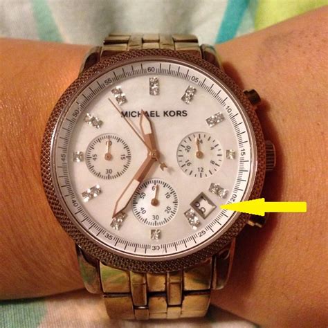 how to spot a fake watch michael kors|michael kors watch counterfeit.